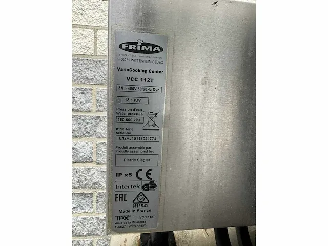 Rational / frima vario cooker vcc112t overige koken / bakken / grillen - afbeelding 6 van  6