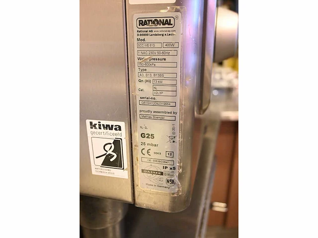 Rational scc we 61g white efficiency combisteamer - afbeelding 2 van  13