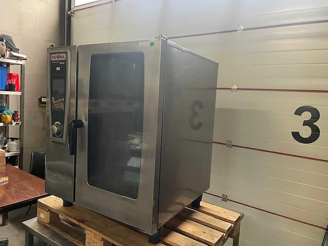 Rational self cooking center white efficiency 101g combisteamer gas (scc, we) - afbeelding 1 van  8
