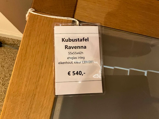 Ravenna eiken kubustafel - afbeelding 7 van  7