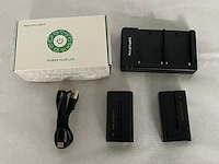 Ravpower np f550 camera-acculaderset - afbeelding 2 van  7