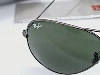 Ray-ban zonnebril aviator large metal gunmetal green - afbeelding 4 van  8