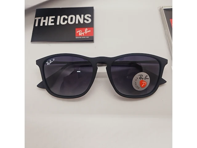 Rayban zonnebril chris gradient grey - afbeelding 3 van  7