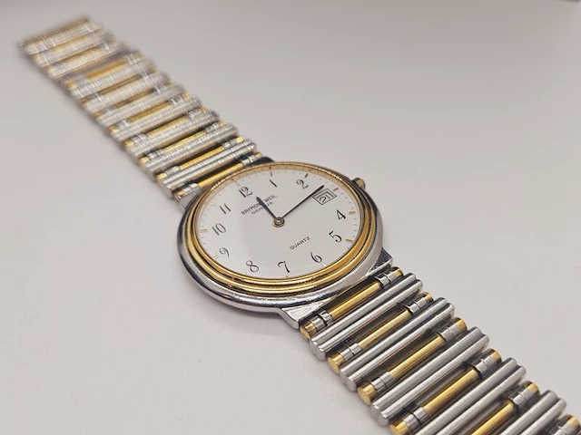 Raymond weil geneve horloge - full set - two tone dresswatch - afbeelding 10 van  15