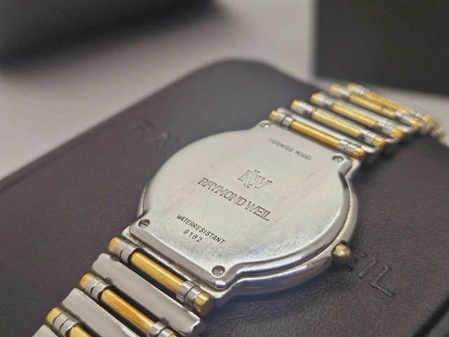 Raymond weil geneve horloge - full set - two tone dresswatch - afbeelding 14 van  15