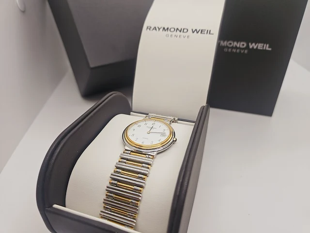 Raymond weil geneve horloge - full set - two tone dresswatch - afbeelding 15 van  15