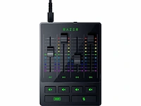 Razer audio mixer 4 kanaals analoog mengpaneel voor gaming & streaming 48v zwart - afbeelding 1 van  5