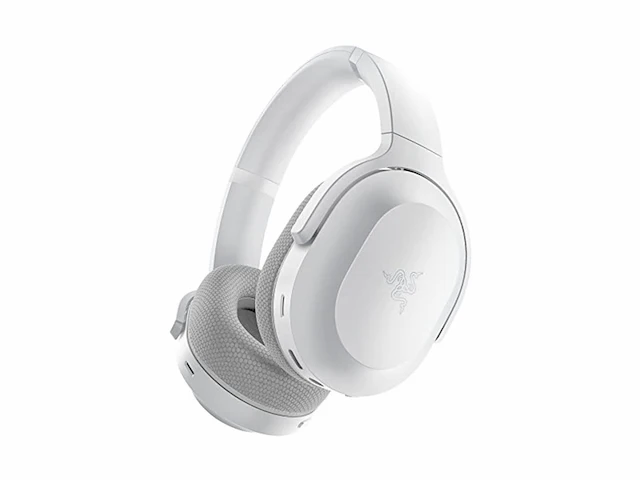 Razer barracuda draadloze multi-platform headset voor gamen en mobiele apparaten wit - afbeelding 1 van  4