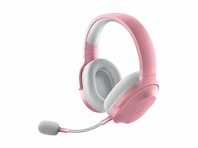 Razer barracuda x draadloze gaming headset quartz roze pc, ps4/ps5, nintendo switch & mobile - afbeelding 1 van  5
