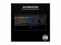 Razer blackwidow v3 mini hyper speed qwerty gaming toetsenbord yellow switch zwart - afbeelding 3 van  4