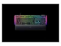 Razer blackwidow v4 green switch mechanical gaming keyboard razer snap tap qwerty zwart - afbeelding 1 van  4