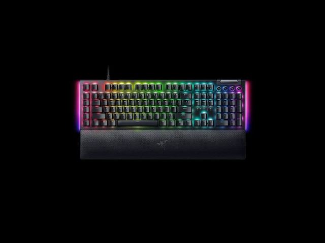 Razer blackwidow v4 mechanische gaming toetsenbord qwerty zwart - afbeelding 1 van  4