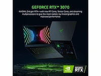 Razer blade 15 base gaming laptop intel core i7-10750h 16gb 512gb ssd nvidia geforce rtx 3070 zwart qwertz - afbeelding 3 van  5