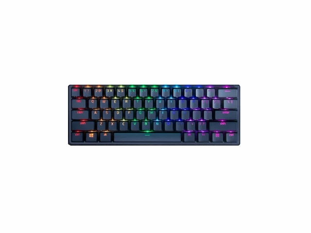 Razer huntsman mini - gaming toetsenbord - lineaire red switch - rgb - 60% layout - qwerty - zwart - afbeelding 1 van  5