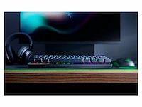 Razer huntsman mini - gaming toetsenbord - lineaire red switch - rgb - 60% layout - qwerty - zwart - afbeelding 3 van  5
