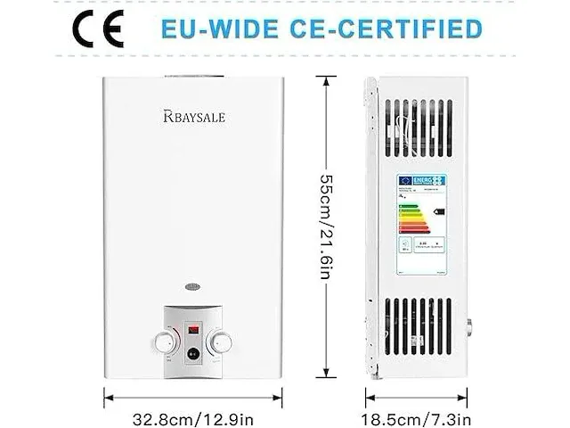 Rbaysale gasboiler 10l - afbeelding 2 van  3