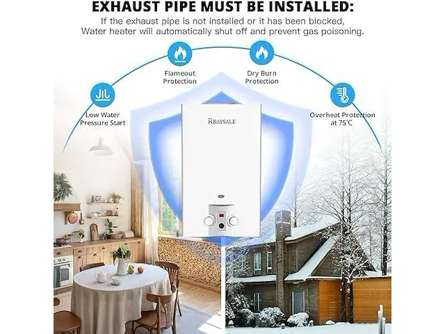 Rbaysale gasboiler 10l - afbeelding 3 van  3