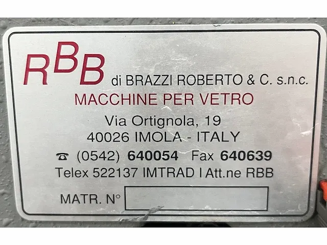 Rbb trapani 1065/1 glas boormachine - afbeelding 7 van  7