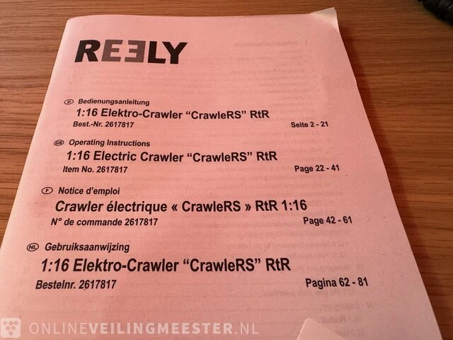 Rc auto reely, 1:16 elektro-crawler "crawlers" rtr - afbeelding 5 van  5