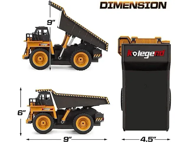Rc truck kiepwagen - afbeelding 2 van  3