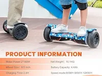 Rcb hoverboard 8,5 inch - afbeelding 3 van  4