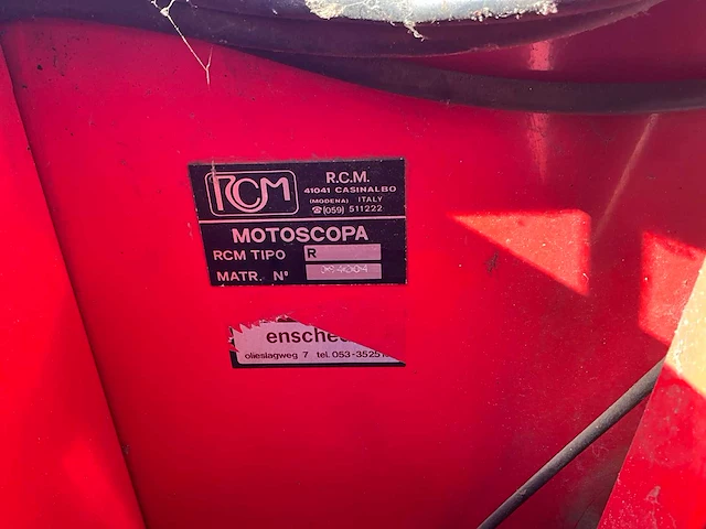 Rcm motoscopa zelfrijdende veegmachine - afbeelding 9 van  25
