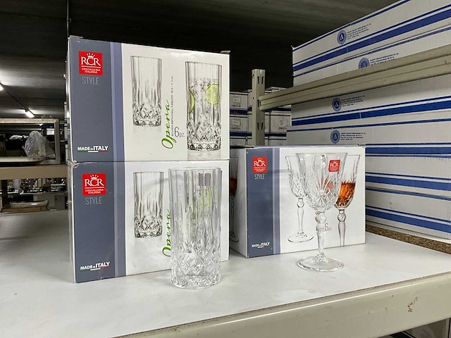 Rcr longdrink en wijnglazen (18x) - afbeelding 2 van  6