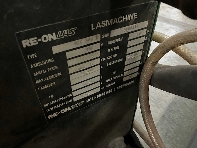 Re-on mig 380 mig lasapparaat - afbeelding 8 van  8