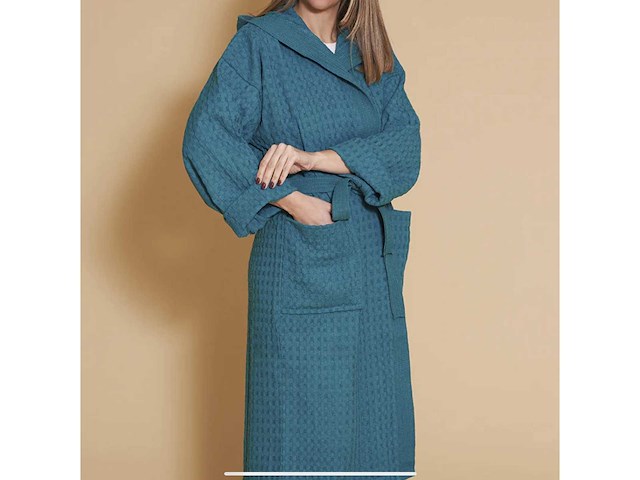 Re sole - big waffle with hood - badjas (48x) - afbeelding 6 van  15