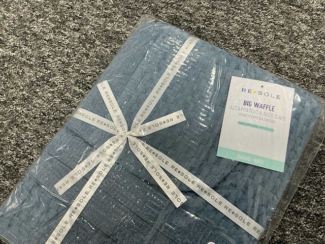 Re sole big waffle with hood badjas (48x) - afbeelding 13 van  14