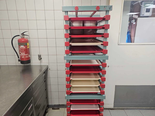 Rea - 15-delige kunststof platenwagen - afbeelding 1 van  4