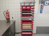 Rea - 15-delige kunststof platenwagen - afbeelding 1 van  4