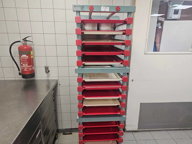 Rea - 15-delige kunststof platenwagen - afbeelding 1 van  6