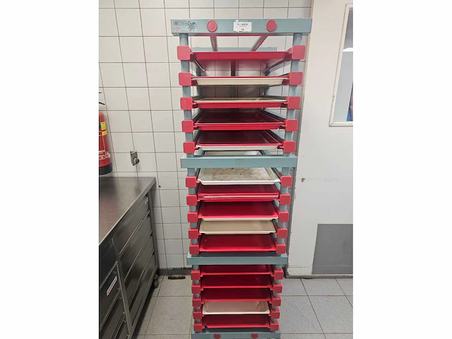Rea - 15-delige kunststof platenwagen - afbeelding 2 van  6