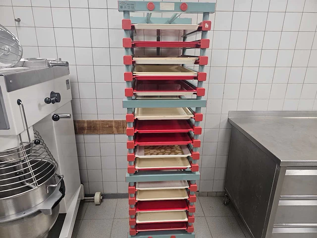 Rea - 15-delige kunststof platenwagen - afbeelding 1 van  4