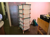 Rea euronorm kunststof transportwagen - afbeelding 1 van  4