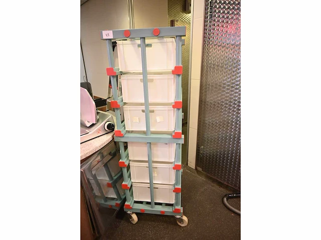 Rea euronorm kunststof transportwagen - afbeelding 4 van  4