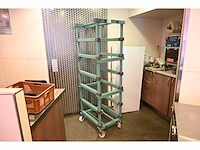 Rea euronorm transoplast kunststof transportwagen - afbeelding 1 van  3