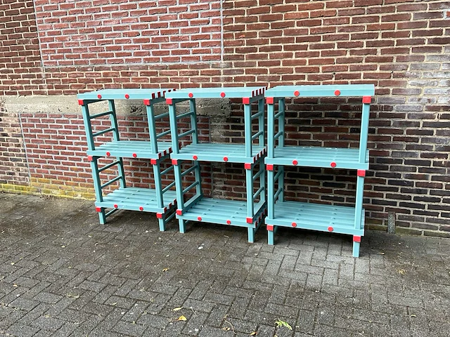 Rea kunststof stellingen (3x) - afbeelding 1 van  5