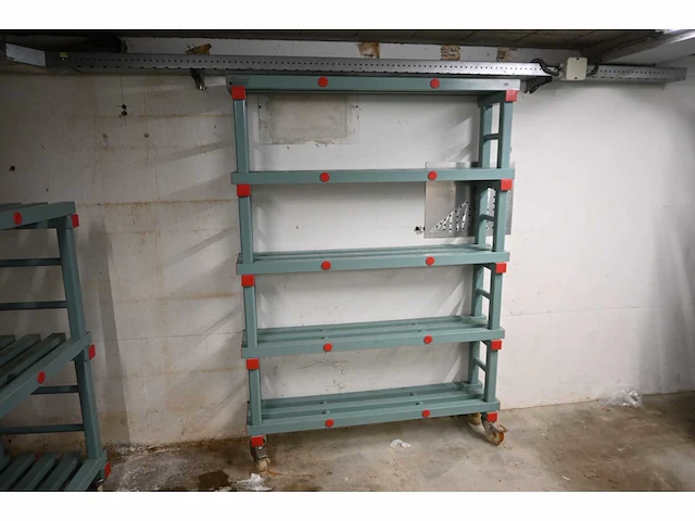 Rea mobiele kunststof legbordstelling - afbeelding 1 van  3