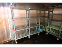 Rea mobiele kunststof legbordstelling - afbeelding 2 van  4