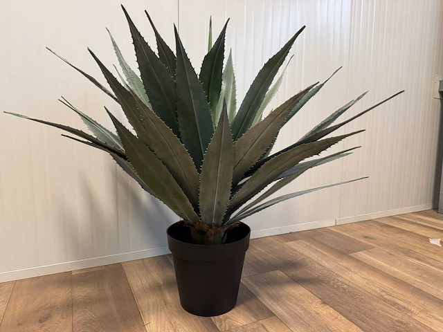 Real touch agave kunstplant (95cm hoog) - afbeelding 9 van  13