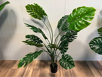 Real touch monstera kunstplant (2x) - afbeelding 5 van  10