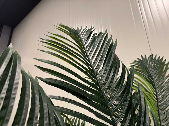 Real touch palm tree kunstplant (2x) (260cm hoog) - afbeelding 10 van  14