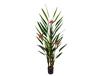 Real touch strelitzia kunstplant (2x) (210cm hoog) - afbeelding 10 van  17