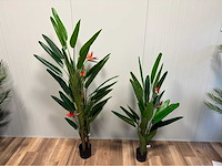 Real touch strelitzia kunstplant (2x) - afbeelding 2 van  3