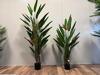 Real touch strelitzia kunstplant (2x) - afbeelding 3 van  3