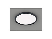 Reality leuchten led plafondlamp camillus r62922432 kunststof mat zwart acryl wit incl. 24 watt led - afbeelding 1 van  4
