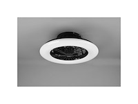 Reality stralsund - ventilator - zwart mat - incl. 1x smd 26 8w - afbeelding 2 van  3