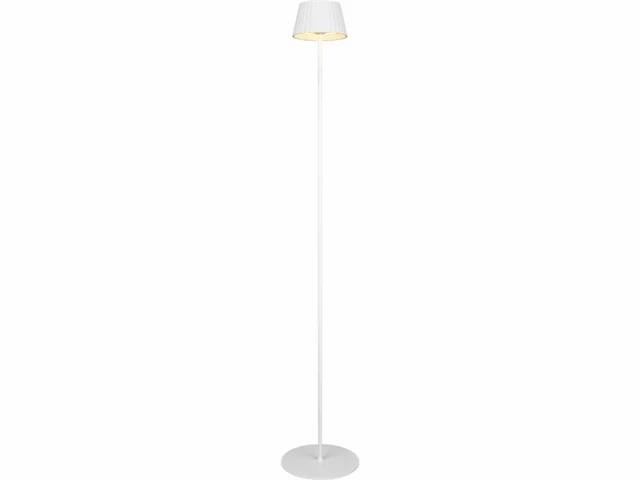 Reality suarez vloerlamp witmat oplaadbaar incl. 1x smd 1,5 w aan/uit touch sensor dimmer ip44 - afbeelding 1 van  3